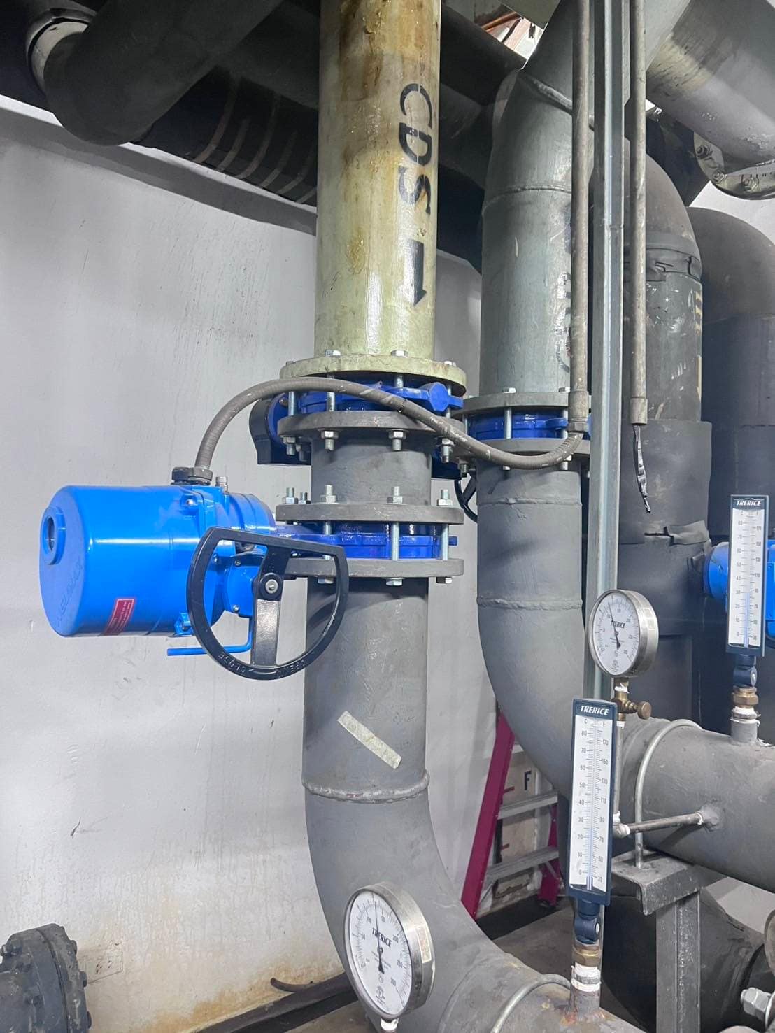 ติดตั้ง Butterfly Valve พร้อม Actuator ควบคุม — ORGCARE Engineering & Services