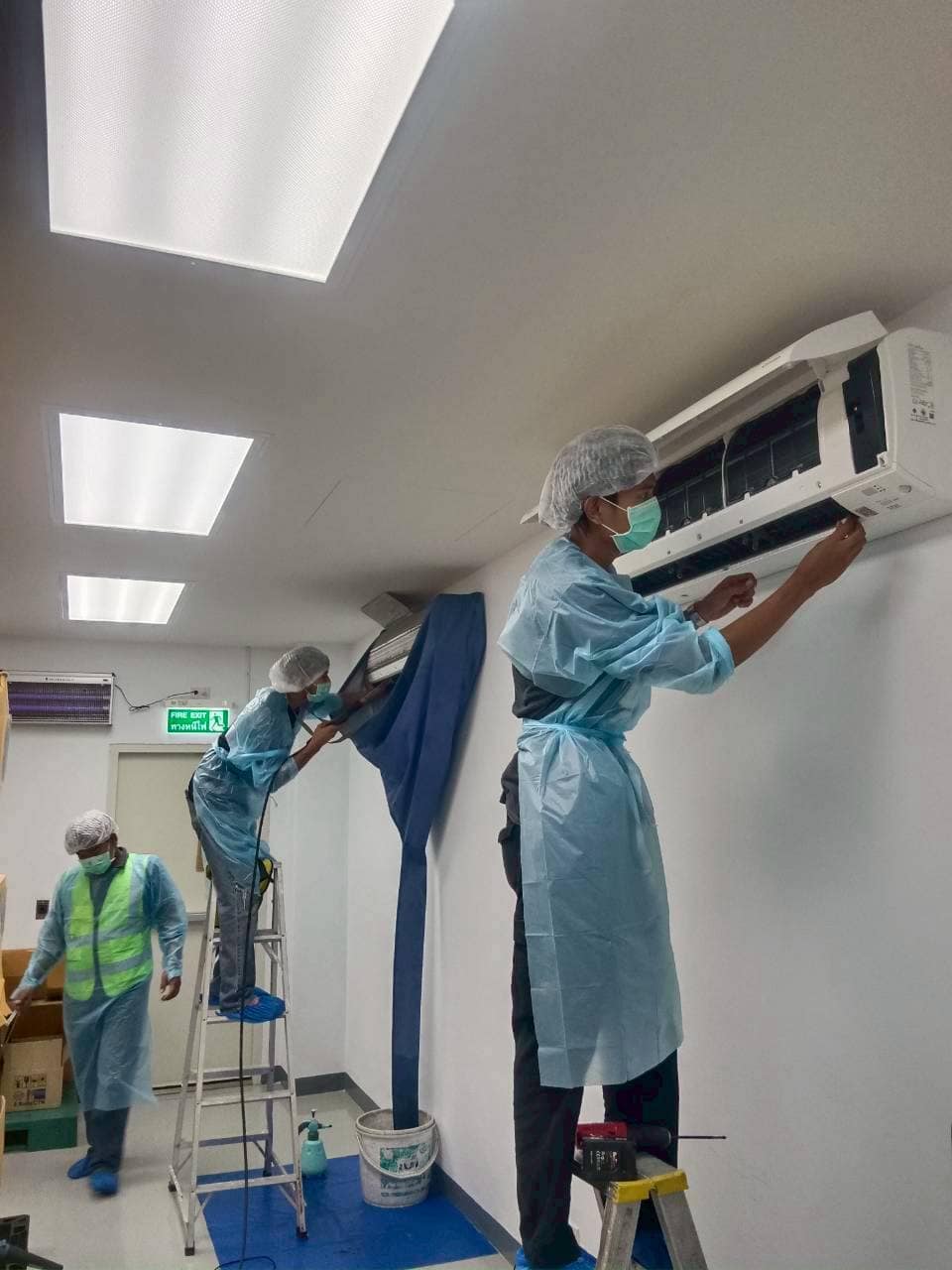 งานบริการระบบปรับอากาศห้องคลีนรูม โรงงานผลิตยา — ORGCARE Engineering & Services